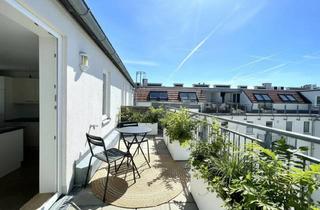 Maisonette kaufen in Kaserne Meidling#, 1120 Wien, 3 Zimmer Dachgeschoss-Wohnung mit Terrasse und Fernsicht