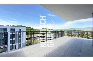 Wohnung kaufen in Berg, 9020 Klagenfurt, Exklusive 4-Zimmer-Wohnung mit großzügiger Dachterrasse & zwei TG-Stellplätzen in Feschnig.