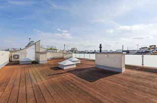 Wohnung mieten in Naschmarkt, 1060 Wien, Außergewöhnlicher DG-Ausbau in Naschmarkt-Nähe // 155 m2 Dachterrass + Garage!