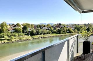 Penthouse kaufen in 5110 Oberndorf bei Salzburg, Am Salzachkai mit Panoramablick!Stylische 3-Zi.-Wohnung mit Terrassenbalkon und 2 TG-Stellplätzen