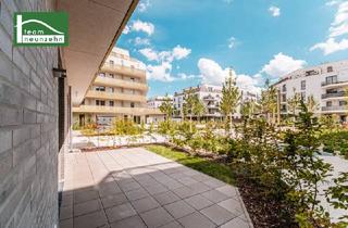 Wohnung kaufen in Gerasdorfer Straße, 1210 Wien, Ihre Kinder und Haustiere werden sich freuen - Erstbezugs-Wohnung mit Garten in begehrter Ruhelage mit Fussboden-Temperierung!