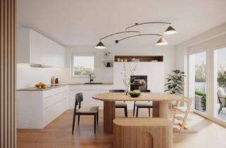 Penthouse kaufen in 5110 Oberndorf bei Salzburg, Am Salzachkai mit Panoramablick!Stylische 3-Zi.-Wohnung mit Terrassenbalkon und 2 TG-Stellplätzen