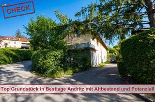 Grundstück zu kaufen in 8045 Graz, Top Grundstück in Bestlage Andritz mit Altbestand und großem Potenzial!