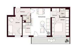 Wohnung kaufen in 4020 Linz, NEU AM MARKT: Leistbar, gut geschnitten, sonnig – Barrierefreie 3 Zimmer Wohnung in 4020 Linz-Waldegg