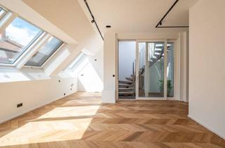 Penthouse kaufen in Schlosspark Schönbrunn, 1120 Wien, Wien: Stilaltbau-Dachgeschosswohnung mit 36M2 Dachterrasse mit Rundumblick Nahe Schlosspark Schönbrunn