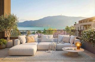 Penthouse kaufen in Bognerweg 27, 9210 Pörtschach am Wörther See, *XXL-Terrasse* mit unverbaubarem Seeblick-Penthouse: Raumhöhe bis 3.3m!