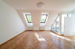 Wohnung kaufen in Gatterholzgasse, 1120 Wien, Absolut ruhige, stylische Dachgeschosswohnung mit Balkon und Gemeinschaftsdachterrasse nahe Schönbrunn