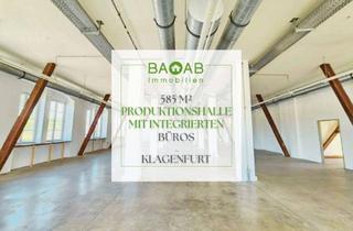 Büro zu mieten in Berg, 9020 Klagenfurt, 585 m² Produktionshalle mit integrierten Büros – flexibel nutzbar & top angebunden