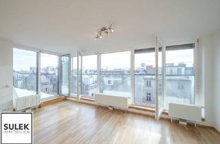 Maisonette mieten in Schwarzhorngasse, 1050 Wien, Luxuriöse DG-Maisonette mit 360°-Rundum-Wienblick & Terrassen in 1050 Wien – ab sofort