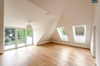Maisonette mieten in 1190 Wien, Provisionsfrei: Klimatisiertes Dachgeschoss Maisonette Apartment mit 2 Balkonen in Bestlage von Grinzing!