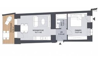 Gewerbeimmobilie kaufen in 1050 Wien, Top Investment: AirBnb-Apartment im 5. Bezirk mit Terrasse, teilsaniert, 40m²