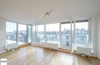 Maisonette mieten in Schwarzhorngasse, 1050 Wien, Luxuriöse DG-Maisonette mit 360°-Rundum-Wienblick & Terrassen in 1050 Wien – ab sofort