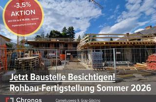 Wohnung kaufen in 8051 Graz, AKTION! Neubauprojekt in Ruhelage in Gösting! 2-Zimmerwohnung mit SÜD-Balkon!