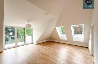 Maisonette mieten in 1190 Wien, Provisionsfrei: Klimatisiertes Dachgeschoss Maisonette Apartment mit 2 Balkonen in Bestlage von Grinzing!