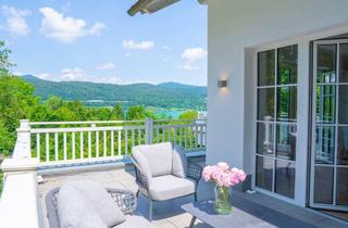 Villen zu kaufen in 9220 Velden am Wörther See, Seeblickhaus mit 700 qm Strandbereich samt mit Pool in idyllischer Waldrandlage am WÖRTHERSEE