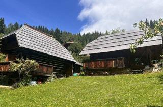 Almhütte zu kaufen in 9335 Lölling Sonnseite, Historischer Kärntner "Troadkasten" mit "Keuschn" in idyllischer Lage