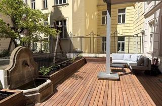 Wohnung mieten in Mommsengasse 30, 1040 Wien, Expat Dream – Exklusive Designwohnung mit privatem Garten