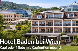 Gewerbeimmobilie kaufen in Strandbad Baden • Casino Baden • Kurpark Baden • Congress Center Baden, 2500 Baden, Hotel Baden bei Wien - Zentrale Lage Nahe Strandbad & Congress Center - Renovierungsbedürftig - Kauf oder Miete mit Kaufoption Möglich