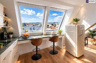 Wohnung kaufen in Richard-Wagner-Platz, 1160 Wien, NEUER PREIS! Urbaner Wohnluxus: Exklusive DG-Wohnung mit Terrasse & spektakulärem Fernblick