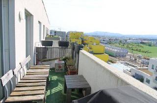 Wohnung kaufen in 1230 Wien, Dachgeschoss, Privatsphäre, westseitiger Balkon, City-Blick!