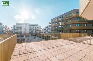 Wohnung kaufen in 1210 Wien, Große Terrasse zum Entspannen in Grün-Ruhelage _ Sonnenanbeter werden es lieben - Provisionsfreier Neubau