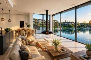 Haus kaufen in Copacabana, 8401 Kalsdorf bei Graz, Leben am See in idealer Sonnenlage: Morgensonne im Haus, angenehme Nachmittage auf der Seeterrasse und Sonne am Steg