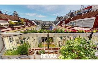 Maisonette kaufen in 1090 Wien, DG-Wohnung mit hofseitiger Terrasse im Herzen von Wien nahe U2/Schottentor