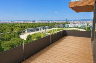 Wohnung kaufen in 1020 Wien, Sonne, Ausblick über den Prater & die ganze Stadt - NEU & provisionsfrei