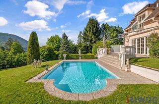 Villen zu kaufen in 2371 Hinterbrühl, Private Estate Villa mit Fernblick | Privatwald | Virtual Tour | 4.200m2 Garten | 25 min. in den 1. Bezirk | Pool & Sauna