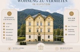 Wohnung mieten in Pienzenauerstraße, 6330 Kufstein, Helle 2-Zimmer-Wohnung in Kufsteins Toplage