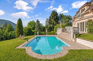 Villen zu kaufen in 2371 Hinterbrühl, Private Estate Villa mit Fernblick | Privatwald | Virtual Tour | 4.200m2 Garten | 25 min. in den 1. Bezirk | Pool & Sauna