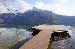 Wohnung mieten in 5311 Innerschwand, Sommerfrische am Mondsee - 1 Zi. Wohnung mit Loggia - direkt am Mondsee - mit Badeplatznutzung und Badesteg - Sauna