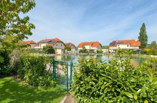 Haus kaufen in 2435 Wienerherberg, Urlaubsparadies zum Wohnen - Haus mit Privatem Seezugang in Wienerherberg