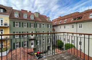 Wohnung mieten in Sporgasse, 8010 Graz, Provisionsfrei Charmante Altbauwohnung mit Balkon & Separatem Bürozugang in Bester Innenstadtlage - Sporgasse 8010 Graz