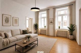 Wohnung kaufen in 1160 Wien, Großzügige Altbauwohnung mit Charakter und vielseitigen Nutzungsmöglichkeiten im beliebten Yppenviertel