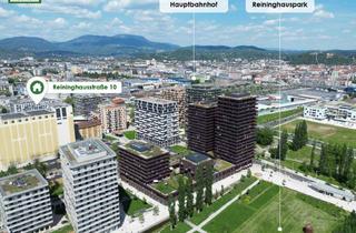 Wohnung mieten in Reininghausstraße 10, 8020 Graz, AKTION 1 MONAT MIETZINSFREI! URBAN LIVING - KOMPAKTE 2-ZIMMER-WOHNUNG MIT FREIFLÄCHE!