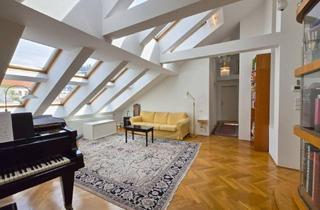 Loft kaufen in 1080 Wien, Loft-Charakter | offenes Wohnkonzept mit beeindruckender Raumhöhe | großzügige Panoramadachterrasse | FERNBLICK | Tiefgaragenstellplatz