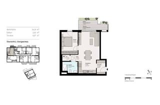 Wohnung mieten in Erzherzog-Karl-Straße, 1220 Wien, Erstbezug! Moderne 2-Zimmer-Balkonwohnung nahe Donau Zentrum zu vermieten!