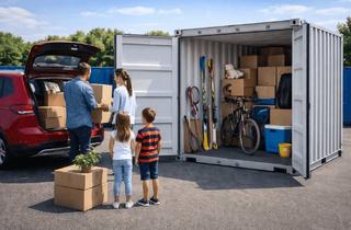 Lager mieten in Bahnhofstr. 31, 4481 Asten, 10 Fuss Lagercontainer 7m2 sofort verfuegbar in Asten