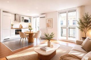 Wohnung kaufen in Naschmarkt, 1060 Wien, Helle 3-Zimmer-Wohnung mit 17m2 Terrasse nahe Naschmarkt | Klima | 3 Gehminuten U4xU2 Pilgramgasse