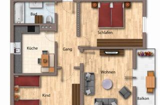 Wohnung kaufen in 5760 Saalfelden am Steinernen Meer, Moderne 3-Zimmerwohnung mit sonnigem Balkon in ruhiger Lage!