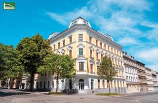 Wohnung kaufen in Hasnerstraße 40, 1160 Wien, Das Hasner Palais – Helle 2-Zimmer Wohnung mit Eckzimmer im sanierten Altbau mit Lift nahe U6 Thaliastraße!