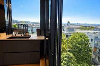 Wohnung kaufen in Nestroyplatz, 1020 Wien, +++Erstbezug lichtdurchflutete 4-Zimmer Dachgeschosswohnung mit Wienblick und Bergblick + Terrasse- NESTROYPLATZ