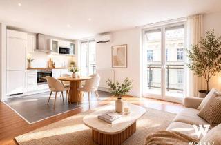 Wohnung kaufen in Naschmarkt, 1060 Wien, Helle 3-Zimmer-Wohnung mit 17m2 Terrasse nahe Naschmarkt | Klima | 3 Gehminuten U4xU2 Pilgramgasse