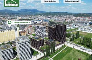 Wohnung mieten in Reininghausstraße, 8020 Graz, AKTION 1 MONAT MIETZINSFREI! URBAN LIVING - KOMPAKTE 2-ZIMMER-WOHNUNG MIT FREIFLÄCHE!