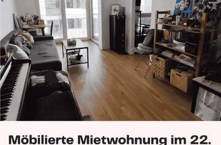 Wohnung mieten in Arakawastraße, 1220 Wien, Vollmöbilierte 1.5 Zimmer-Wohnung mit Balkon in Wien 1220
