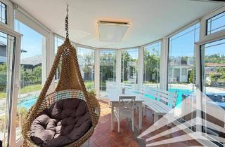 Haus kaufen in Storchenweg 16, 4030 Linz, Wohntraum in Linz-Pichling: Riesiges Familiendomizil mit Pool, Doppelgarage und Carport