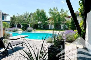 Haus kaufen in Storchenweg 16, 4030 Linz, Wohntraum in Alt-Pichling: Familiendomizil mit Pool, Doppelgarage & Carport - perfekt für Praxis/Atelier/Büro im Haus