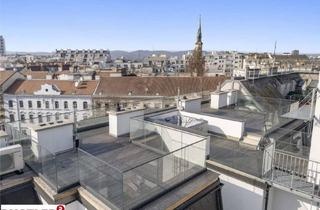 Wohnung kaufen in Czerninplatz, 1020 Wien, ERSTBEZUG - Stilvoll & Lichtdurchflutet: Ihr Dachgeschoss-Juwel im Herzen der Leopoldstadt!