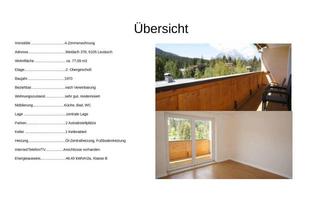 Wohnung kaufen in Weidach 376, 6105 Leutasch, Modernisierte 4-Zimmer-Wohnung in Leutasch mit Balkon und Terrasse